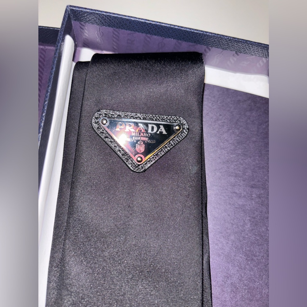 Prada Re-Nylon gabardine tie